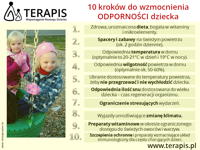 Terapis Integracja sensoryczna Poznań 10 kroków do wzmocnienia odporności dziecka